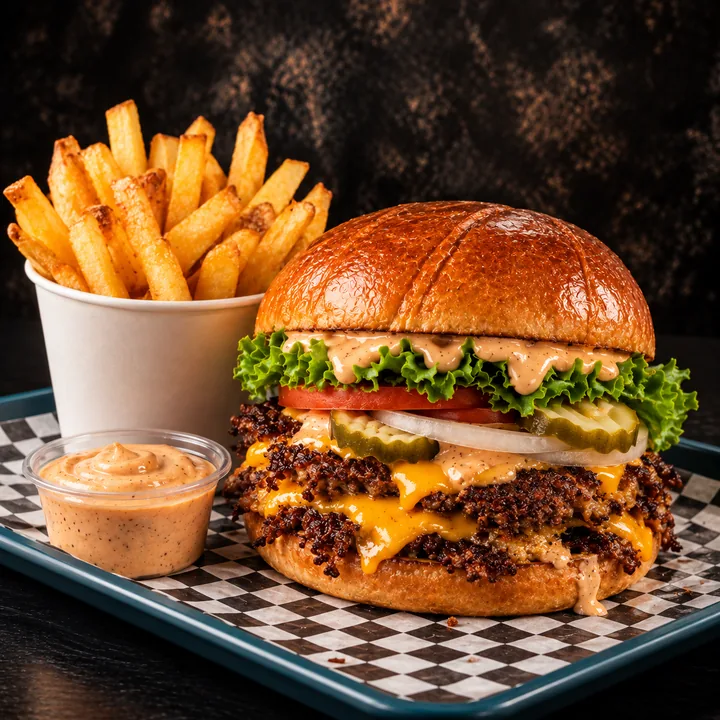 New York Smash mit Fritten